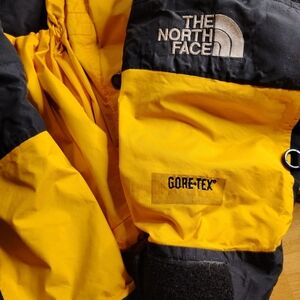 The North Face Yellow and Black Gore-Tex Jacket
